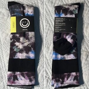 Neff Adult Multicolor Snow Socks Winter Size 6-12 Polyester Wool Spandex Blend
